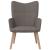 Scaun de relaxare cu taburet,taupe, textil GartenMobel Dekor