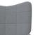 Scaun de relaxare, gri deschis, material textil GartenMobel Dekor