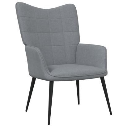 Scaun de relaxare, gri deschis, material textil GartenMobel Dekor