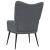 Scaun de relaxare, gri închis, material textil GartenMobel Dekor