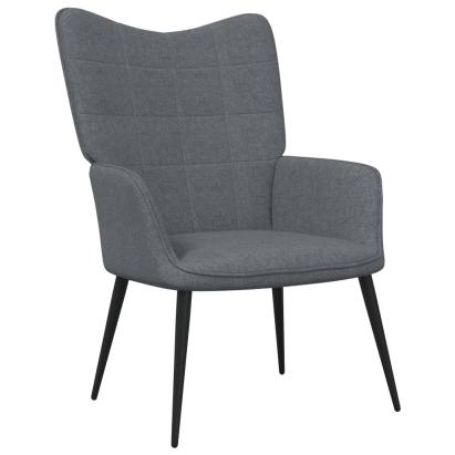 Scaun de relaxare, gri închis, material textil GartenMobel Dekor