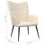 Scaun de relaxare, crem, material textil GartenMobel Dekor