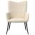 Scaun de relaxare, crem, material textil GartenMobel Dekor