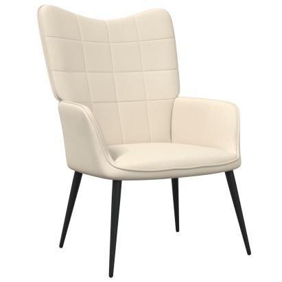 Scaun de relaxare, crem, material textil GartenMobel Dekor