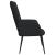 Scaun de relaxare, negru, material textil GartenMobel Dekor