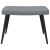 Scaun de relaxare cu taburet, gri deschis,textil GartenMobel Dekor