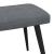 Scaun de relaxare cu taburet, gri închis, textil GartenMobel Dekor