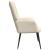 Scaun de relaxare cu taburet, crem, textil GartenMobel Dekor