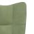 Scaun de relaxare cu taburet, verde deschis, catifea GartenMobel Dekor