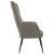 Scaun de relaxare, gri deschis, catifea GartenMobel Dekor