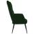 Scaun de relaxare, verde închis, catifea GartenMobel Dekor
