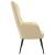 Scaun de relaxare, alb crem, catifea GartenMobel Dekor