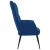Scaun de relaxare, albastru, catifea GartenMobel Dekor