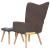 Scaun de relaxare cu taburet, textil, petice GartenMobel Dekor