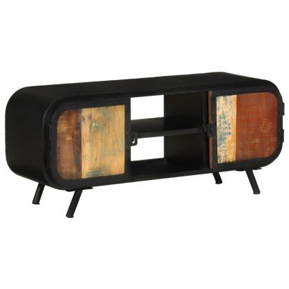 Comodă TV, 110x30x45 cm, lemn masiv reciclat GartenMobel Dekor