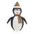 Figurină pinguin decorativă Crăciun, LED, 120 cm, țesătură lux GartenMobel Dekor