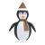 Figurină pinguin decorativă Crăciun, LED, 120 cm, țesătură lux GartenMobel Dekor