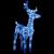 Decorațiune de Crăciun reni și sanie 160 LED-uri 130 cm acril GartenMobel Dekor