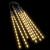 Lumini de meteoriți 8 buc. alb cald 30 cm 192 LED-uri int./ext. GartenMobel Dekor