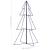 Brad Crăciun conic, 78x120 cm, 160 LED-uri, interior & exterior GartenMobel Dekor
