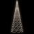 Pom de Crăciun cu stâlp de metal, 1400 LED-uri, alb rece, 5 m GartenMobel Dekor