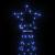 Pom de Crăciun cu stâlp de metal, 1400 LED-uri, albastru, 5 m GartenMobel Dekor