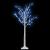 Pom de Crăciun, 120 LED-uri, albastru, 1,2 m, salcie, int./ext. GartenMobel Dekor