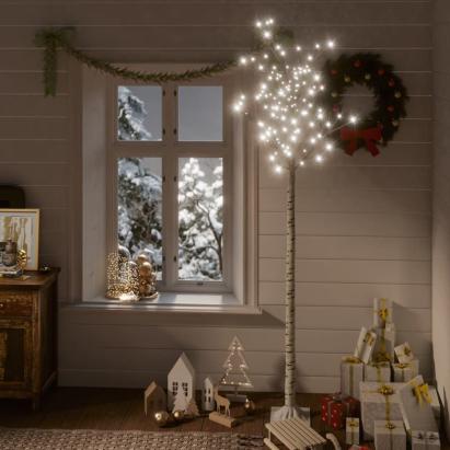 Pom Crăciun 200 LED-uri alb rece 2,2 m salcie interior/exterior GartenMobel Dekor