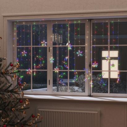 Lumini lună și stele, 345 LED-uri, multicolor, cu telecomandă GartenMobel Dekor