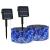 Instalație de lumini solare, 2 buc.x200 LED albastru int/ext GartenMobel Dekor
