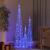 Set conuri decorative cu LED-uri, albastru, 60/90/120 cm, acril GartenMobel Dekor