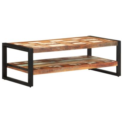 Măsuță de cafea, 120x60x40 cm, lemn masiv reciclat GartenMobel Dekor