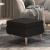 Scaun cu picioare din lemn, negru, material textil GartenMobel Dekor