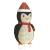 Figurină pinguin decorativă Crăciun, LED, 180 cm, țesătură lux GartenMobel Dekor
