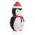 Figurină pinguin decorativă Crăciun, LED, 180 cm, țesătură lux GartenMobel Dekor