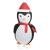 Figurină pinguin decorativă Crăciun, LED, 180 cm, țesătură lux GartenMobel Dekor