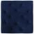 Taburet, bleumarin, 60x60x36 cm, catifea GartenMobel Dekor