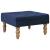 Taburet, bleumarin, 60x60x36 cm, catifea GartenMobel Dekor