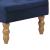Taburet, bleumarin, 60x60x36 cm, catifea GartenMobel Dekor