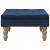 Taburet, bleumarin, 60x60x36 cm, catifea GartenMobel Dekor