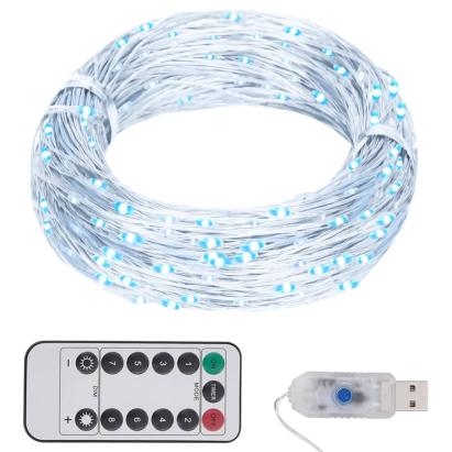 Instalație cu 300 LED-uri, alb rece, 30 m GartenMobel Dekor