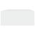 Raft de perete cu sertar, alb, 40x23,5x10 cm, MDF GartenMobel Dekor