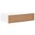 Raft de perete cu sertar, alb, 40x23,5x10 cm, MDF GartenMobel Dekor
