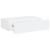 Raft de perete cu sertar, alb, 40x23,5x10 cm, MDF GartenMobel Dekor