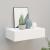 Raft de perete cu sertar, alb, 40x23,5x10 cm, MDF GartenMobel Dekor