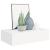 Dulap de perete cu sertare, 2 buc., alb, 40x23,5x10 cm, MDF GartenMobel Dekor