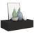 Dulap de perete cu sertare, negru, 40x23,5x10 cm, MDF GartenMobel Dekor