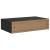 Dulap de perete cu sertare, negru, 40x23,5x10 cm, MDF GartenMobel Dekor