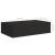 Dulap de perete cu sertare, 2 buc., negru, 40x23,5x10 cm, MDF GartenMobel Dekor