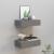 Dulap de perete cu sertar, 2 buc., gri, 40x23,5x10 cm, MDF GartenMobel Dekor